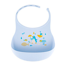 京东超市	
利其尔（Richell）宝宝硅胶围兜婴儿防水饭兜儿童围嘴小孩饭兜口水兜