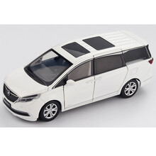 1：32JK别克GL8合金车模 带转向六开门发声玩具车模型 白色