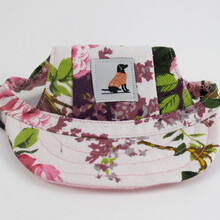 宠物春夏天出行狗狗遮阳帽子贵宾犬雪纳瑞漏耳朵棒球帽猫咪帽子 花色 S