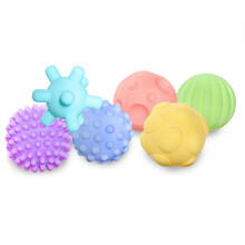 抚触球新生儿 抚摸球辅助球婴儿感触球 新生的儿抚触身体按摩球抚触球儿童小球 经典洗澡港鸭一只 (带哨子)