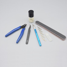 入门高达模型工具套装新手素组军事拼装笔刀剪钳水口钳打磨高达制作包 入门6件套 A4切割垫