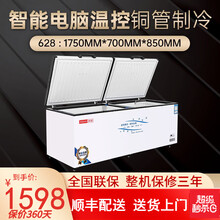 赫强冰柜商用大容量冷藏冷冻冻柜保温柜商用展示柜 628单温（铜管数显款）
