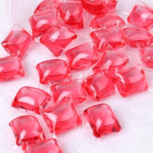 洗衣凝珠持久留香强力去污杀菌洗衣液网红洗衣神器浓缩洗衣球盒装 红色 --【玫瑰花】 30颗【家庭实惠装】