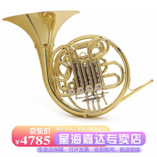【星海工厂专卖店】圆号乐器B/F调分体式XFH-300圆号 双排四键转阀 专业初学考级 管弦乐团通用 原装款【配件齐全】