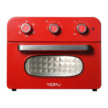 亿德浦电烤箱家用小型空气炸锅一体多功能烘焙23L大容量2021新款 红色