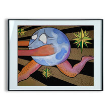 维格列艺术 姚文爽 原作版画《追不回的世界》现代简约艺术品挂画空间装饰画家居搭配挂画 追不回的世界Ⅰ