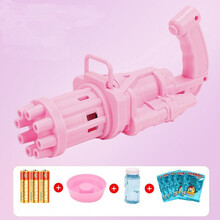 雅馨贝加特林泡泡机吹泡泡枪儿童玩具枪抖音网红同款浓缩泡泡水补充液全自动六一儿童节礼物