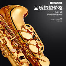 【六一儿童节甄选礼物】降E调中音萨克斯风管乐器初学者考级演奏乐队教学WH 【黑镍金健】个性漂亮+审计箱包笛头