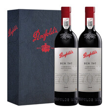 国际	
【奔富一级授权】奔富 Penfolds 红酒/白葡萄酒 礼盒 澳大利亚进口葡萄酒 750ml*2瓶 奔富707 BIN 707