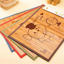 憨憨宠狗狗竹席窝猫咪宠物夏季凉垫子双面印花凉席泰迪比熊冰垫 一件(收藏店铺优先发货) 3L号90*60cm