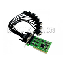 乐扩PCI8口串口卡工业级8口RS232串口卡MM-PCI16C1058-8S多用户卡