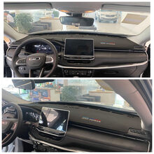 2021款吉普全新指南者避光垫大指挥官改装jeep自由光中控台防晒遮阳垫 21款新指南者-黑色黑线