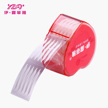 抖音同款仙女蕾丝双眼皮贴隐形纤维条自然定型霜双面网红无痕 双面贴尖角型【400贴】