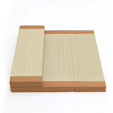 2021新款冥想坐垫 黄麻打坐垫禅修垫家用静坐冥想垫拜佛垫子便携蒲团坐垫打禅跪拜垫 浅黄色 86*65cm