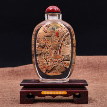 水晶手绘鼻烟壶】价格_水晶手绘鼻烟壶图片- 京东