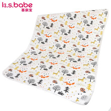 喜亲宝（K.S.babe）婴儿隔尿垫宝宝尿垫可机洗防漏透气大姨妈垫月经垫用品100*60cm 红色