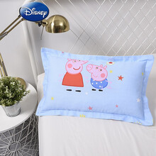 迪士尼同款小孩子的儿童枕头男女0-3-8岁纯棉宝宝枕头四季通用幼儿园午睡小学生枕芯 【纯棉枕套+枕芯】爱心小猪