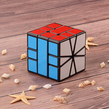 枫叶魔方 魔方格枫叶异形魔方顺滑魔方趣味儿童玩具 黑底SQ1