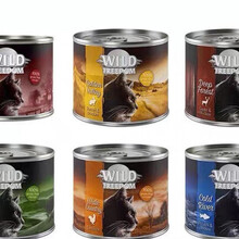 德国wildfreedom猫罐头湿粮成幼猫咪无谷高蛋白营养增肥主食罐头6罐 鳕鱼口味 6罐装