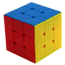 圣手魔方二三四 五2345阶常规金字塔异形镜面顺滑比赛儿童初学魔方套装玩具 彩虹三阶