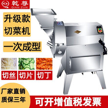 乾尊 切菜机商用切片机切丝机切丁机切菜机商用土豆胡萝卜切段切条机饭店食堂用蔬菜多功能切菜机 全新801定金