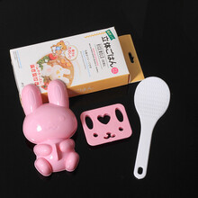 日本进口canyon宝宝咖喱一岁无添加儿童咖喱块酱不辣辅食调味料 赠品 兔子饭团磨具