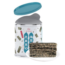 井伊 海苔夹心脆 巴旦木 芝麻 椰蓉 炒米 多口味 35g 罐装 儿童零食 芝麻味