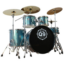 MES迈斯架子鼓成人儿童爵士鼓5鼓3镲4初学者入门练习专业演奏Q9大礼包 蓝色Q9架子鼓五鼓4镲+大礼包