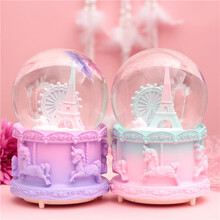迪士尼六一儿童节61生日礼物送小朋友6学生十男孩子10岁12孩的幼儿园5 8K038摩天轮水晶球 款式随机