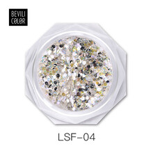 薇林美甲渐变闪粉亮粉亮片镭射粉光疗璀璨粉指甲装饰品01-12色 LSF-04