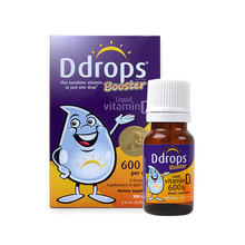 加拿大进口 Ddrops Baby儿童宝宝维生素D3滴剂 宝宝vd3 钙吸收营养搭档 2.8ml 100滴 600IU 0岁以上