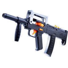 科霆狗杂影袭大号手自一体突击部枪和平精英groza儿童玩具电动连发goza突击橡皮筋模型抢 原色狗杂手自一体 标配