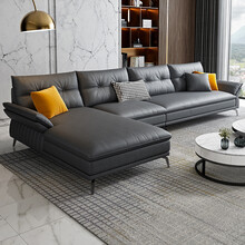 皇系（HXI）北欧轻奢免洗科技布乳胶沙发极简意式小户型客厅贵妃新款简约现代布艺沙发 【双扶手单位】1.2米 德国进口纳米科技布【海绵座包】