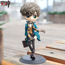 HarryPotter哈利波特周边Q版人偶公仔赫敏手办模型摆件礼物蛋糕装饰 纽特(15cm)