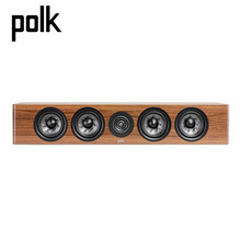 普乐之声（polk）R350 音响 音箱 家庭影院中置音响 木质HIFI高保真无源音响一只胡桃棕