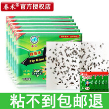 【100张装】春禾苍蝇贴强力粘蝇纸板家用苍蝇药捕蝇器灭苍蝇神器粘苍蝇虫 50张升级装+5包诱饵