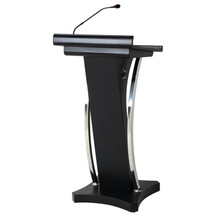 演讲台发言台会议主持台小型讲台桌咨客台餐厅迎宾台接待台导购台 YT-21B黑色带话筒