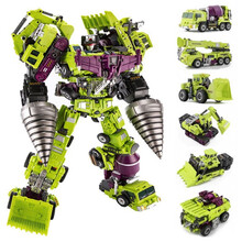 金宝 大力神变形玩具六合体金刚合金版 (绿色)金宝大力神六合体+配件包