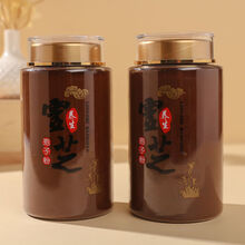 长白山有机灵芝孢子粉头道粉高破壳率原产地基地直供价礼盒装 (2瓶500g)送木勺