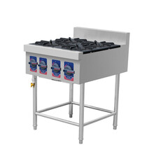 厨玛特（chumart）四眼煲仔炉立式不锈钢 四眼燃气灶 燃气灶 天然气 液化气