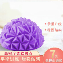 触觉刷按摩榴莲球平衡前庭感统失调训练器材儿童早教家用教具全套 菠萝球紫