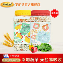 罗朗德ROLAND果蔬颗粒面以色列原装进口250g罐装 婴幼儿辅食面 宝宝粒粒面 几何形+动物形（2021年11月到期）