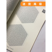 迷宫纸制儿童益智思维游戏书玩具小学生高难度冒险专注力耐力训练 迷宫版 60页