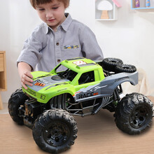 京达 儿童遥控汽车水陆两栖rc四驱高速越野攀爬赛车男孩玩具