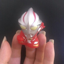 奥特曼指套公仔手指玩偶玩具软胶3.5-5cm互动手偶娃娃怪兽嘎次星 梦比优斯