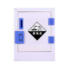 山威化学药品柜PP酸碱柜实验室硫酸盐酸储存柜化学试剂危化品安全存放柜 4加仑