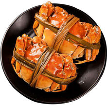 【活蟹】大闸蟹鲜活活体螃蟹现货六月黄公母海鲜水产蟹类 安德兰 【2.5-2.0两 12只】只只有黄