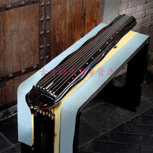 古琴 蕉叶式初学者入门老杉木纯手工演奏级七弦琴教学 朱砂红蕉叶式古琴