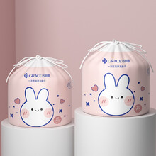 洁丽雅·兰毛巾家纺 一次性洗脸巾加厚珍珠纹棉柔巾美容化妆棉女洗面巾洁面擦脸卷筒毛巾 单卷装