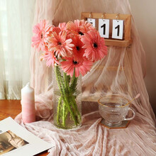 （linkinjoy） 弗朗非洲菊鲜花生活家居七夕生日礼物 基地直发L 非洲菊粉色18枝赠2枝